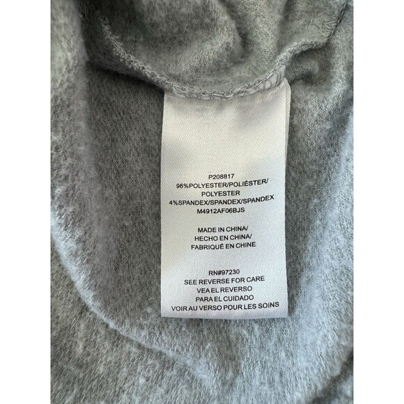 Steve Madden Color block Crew Neck Sweatshirt Blue Gray Size M Preppy Pocket Top - Picture 6 of 6